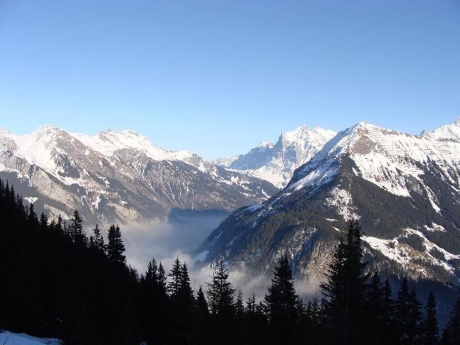 Apartamento Charming Penthouse Lauterbrunnen Exterior foto